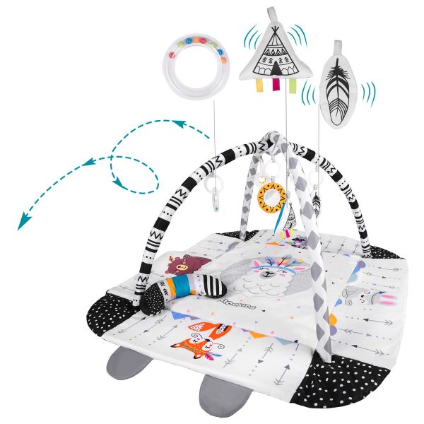 Interaktívna edukačná podložka 110 x 100 cm Boho Ricokids – Obrázok 8