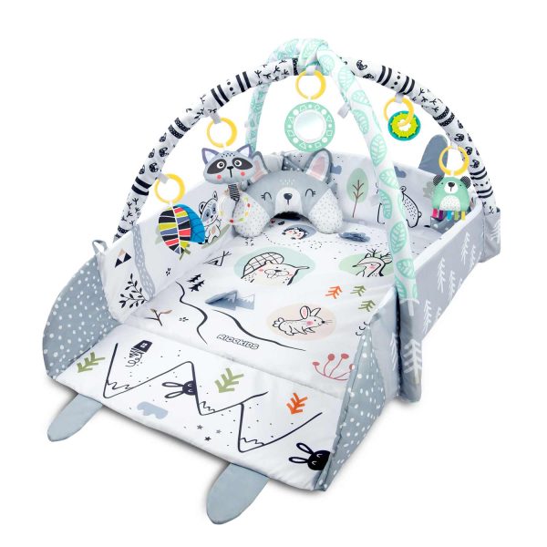 Interaktívna edukačná podložka 110 x 100 cm králik Ricokids – Obrázok 4