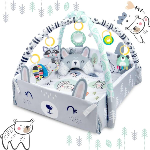 Interaktívna edukačná podložka 110 x 100 cm králik Ricokids – Obrázok 6