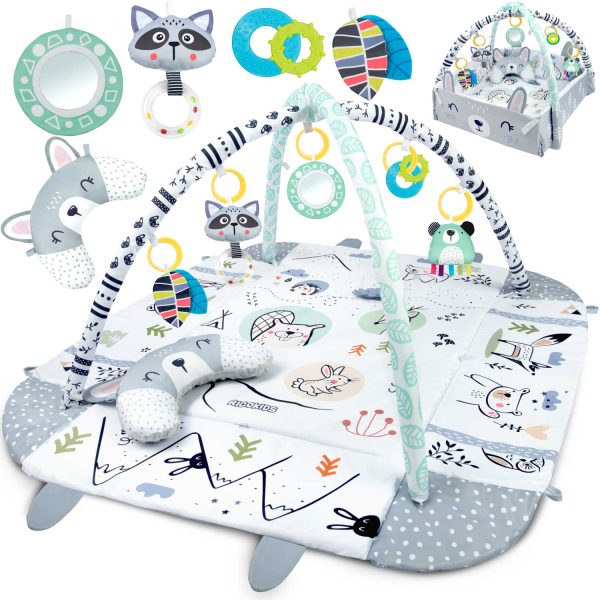Interaktívna edukačná podložka 110 x 100 cm králik Ricokids