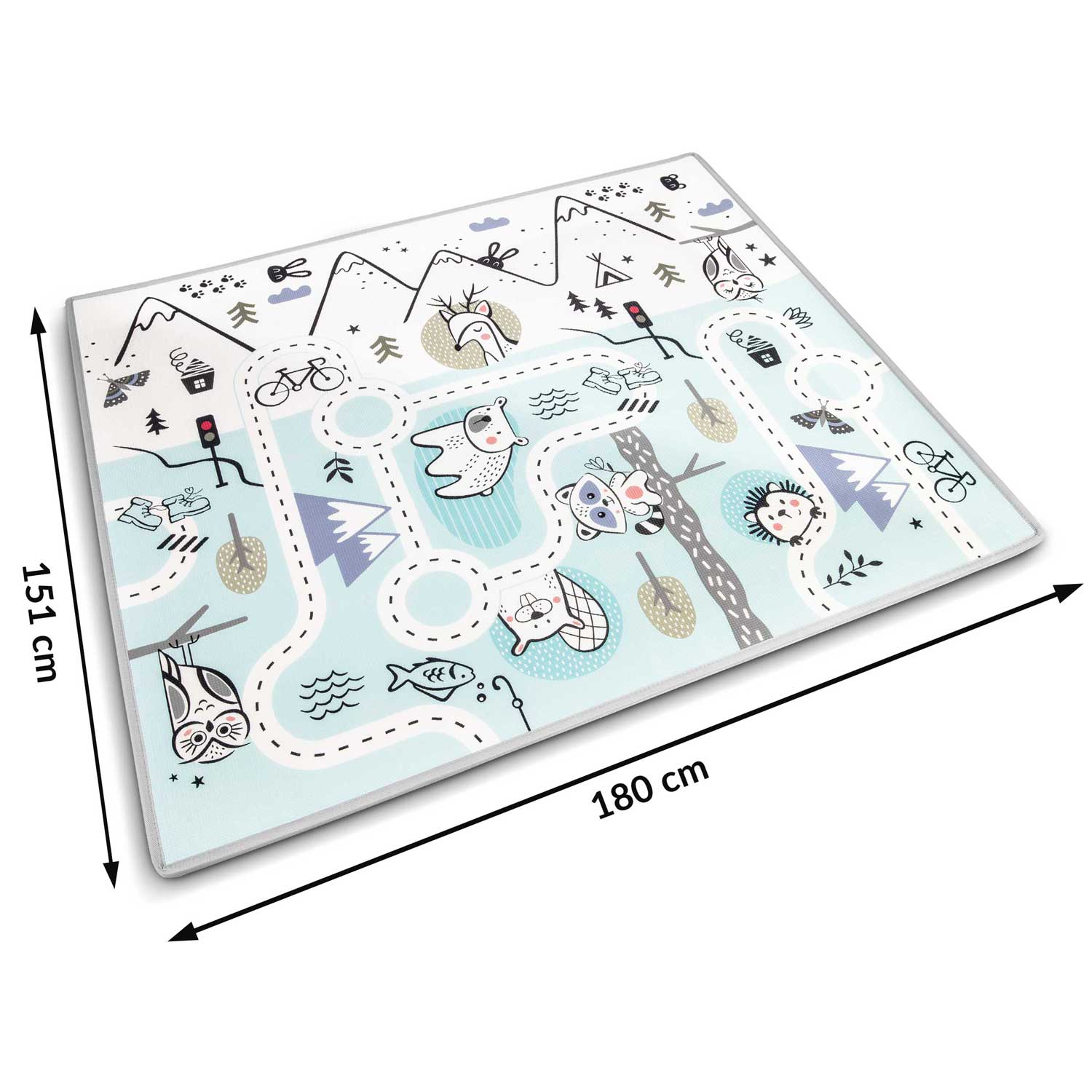 Vzdelávacia penová rohožka 180 x 150 x 1,5 cm Nukido NK-342 – Obrázok 6