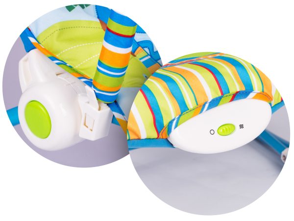 Multifunkčné kolíska s vibráciami a hudbou Ricokids – Obrázok 3