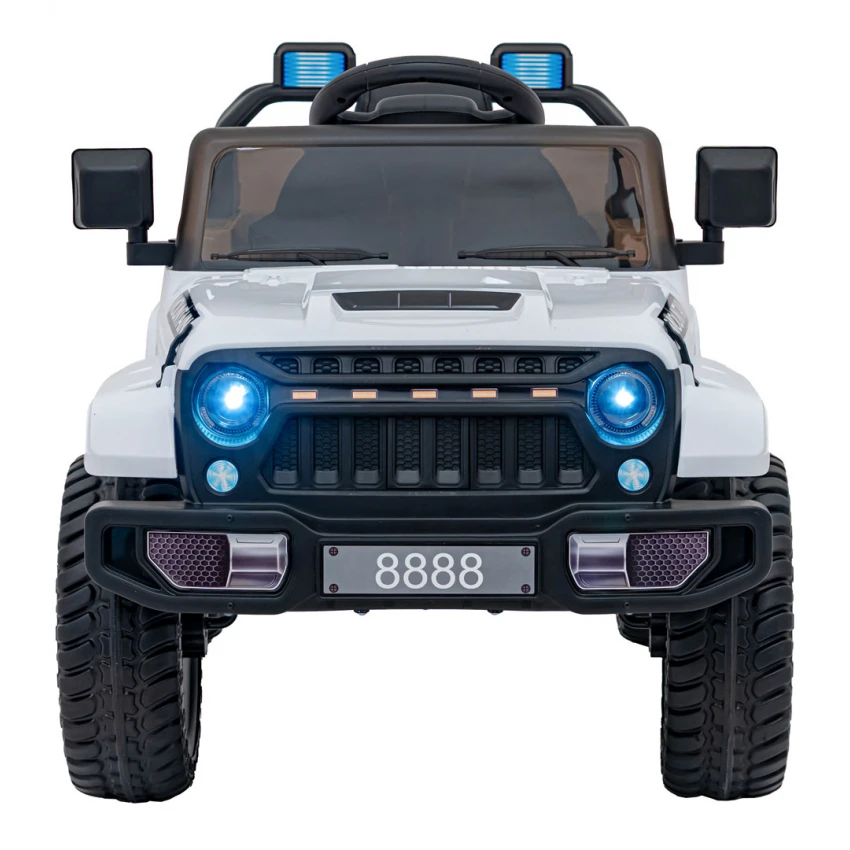Elektrické autíčko Terénne Jeep EVA biela J-PA0111 BI – Obrázok 10