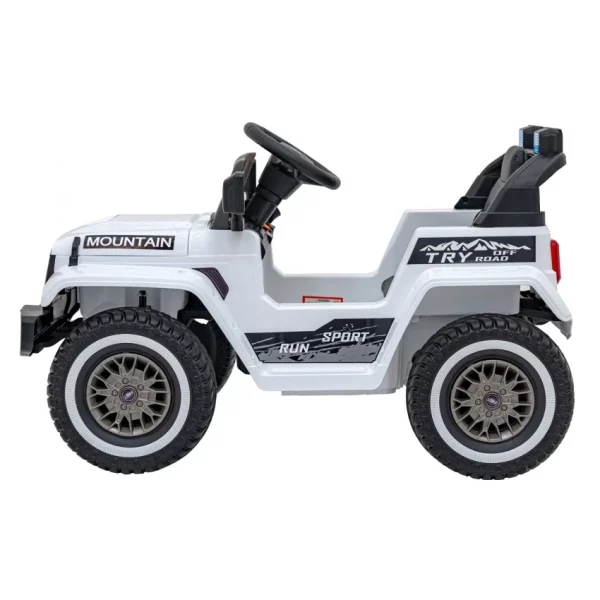 Elektrické autíčko Terénne Jeep EVA biela J-PA0111 BI – Obrázok 9