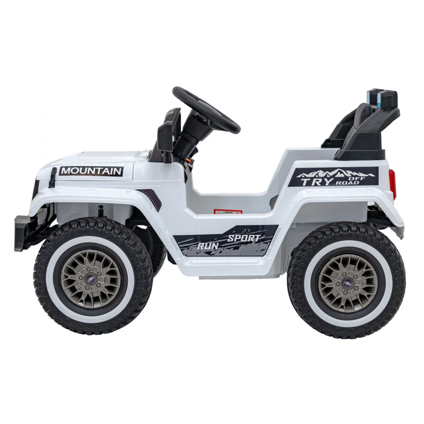 Elektrické autíčko Terénne Jeep EVA biela J-PA0111 BI – Obrázok 9