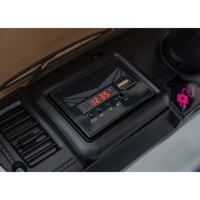 Elektrické autíčko Terénne Jeep EVA biela J-PA0111 BI – Obrázok 5