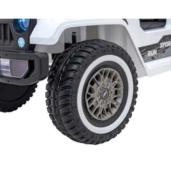 Elektrické autíčko Terénne Jeep EVA biela J-PA0111 BI – Obrázok 4