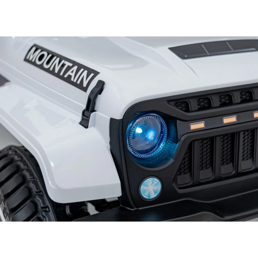 Elektrické autíčko Terénne Jeep EVA biela J-PA0111 BI – Obrázok 3