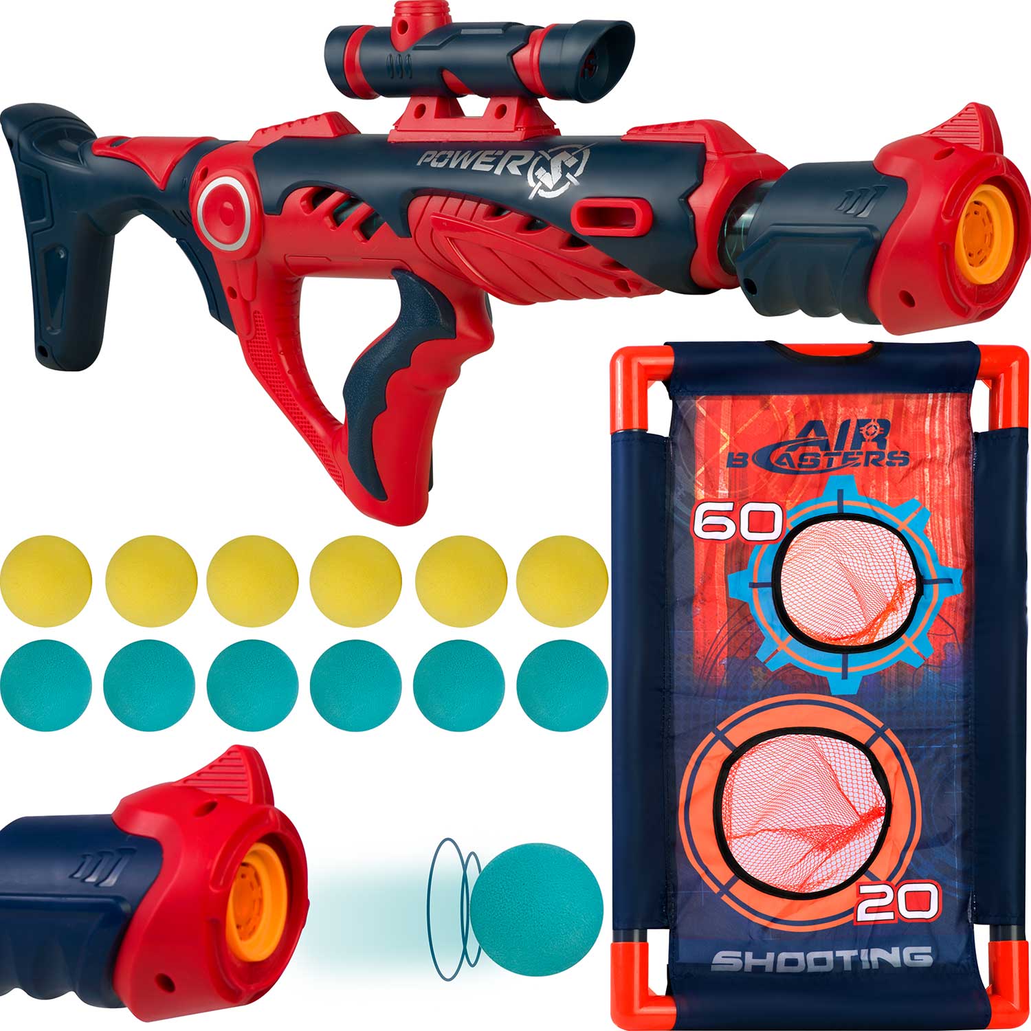 Ricokids 772700 Guľôčková pištoľ so štítom