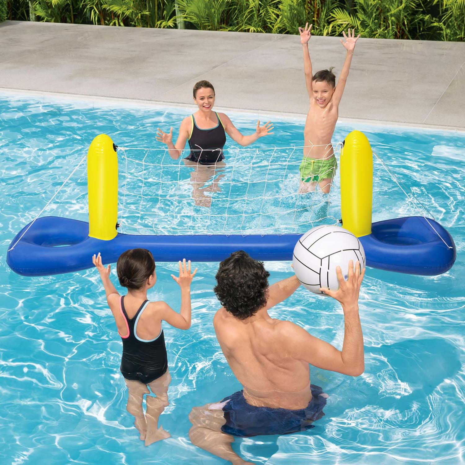Volejbalový set na plávajúci bazén 252 x 64 cm Bestway 52133 – Obrázok 4