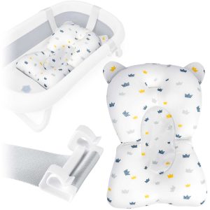 Detský vankúš do vane Ricokids, biely a modrý