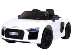Joko Elektrické autíčko Audi R8 Spyder, 12V, EVA kolesá, biela PA0182 BI