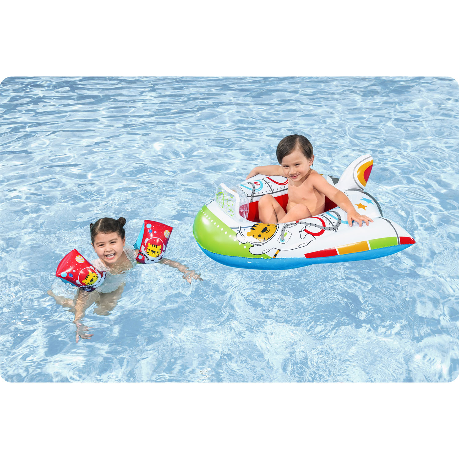 Detské návleky na plávanie Tiger 30 x 15 cm Bestway 32102 – Obrázok 6