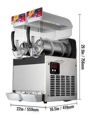 Výrobník Ľadovej Triešte S Troma Nádobami 3x15L 700W – Obrázok 2