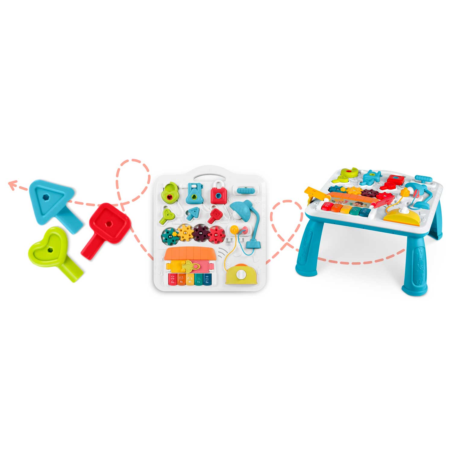 Ricokids 782000 Vzdelávací stôl s hudbou a zvukom – Obrázok 5