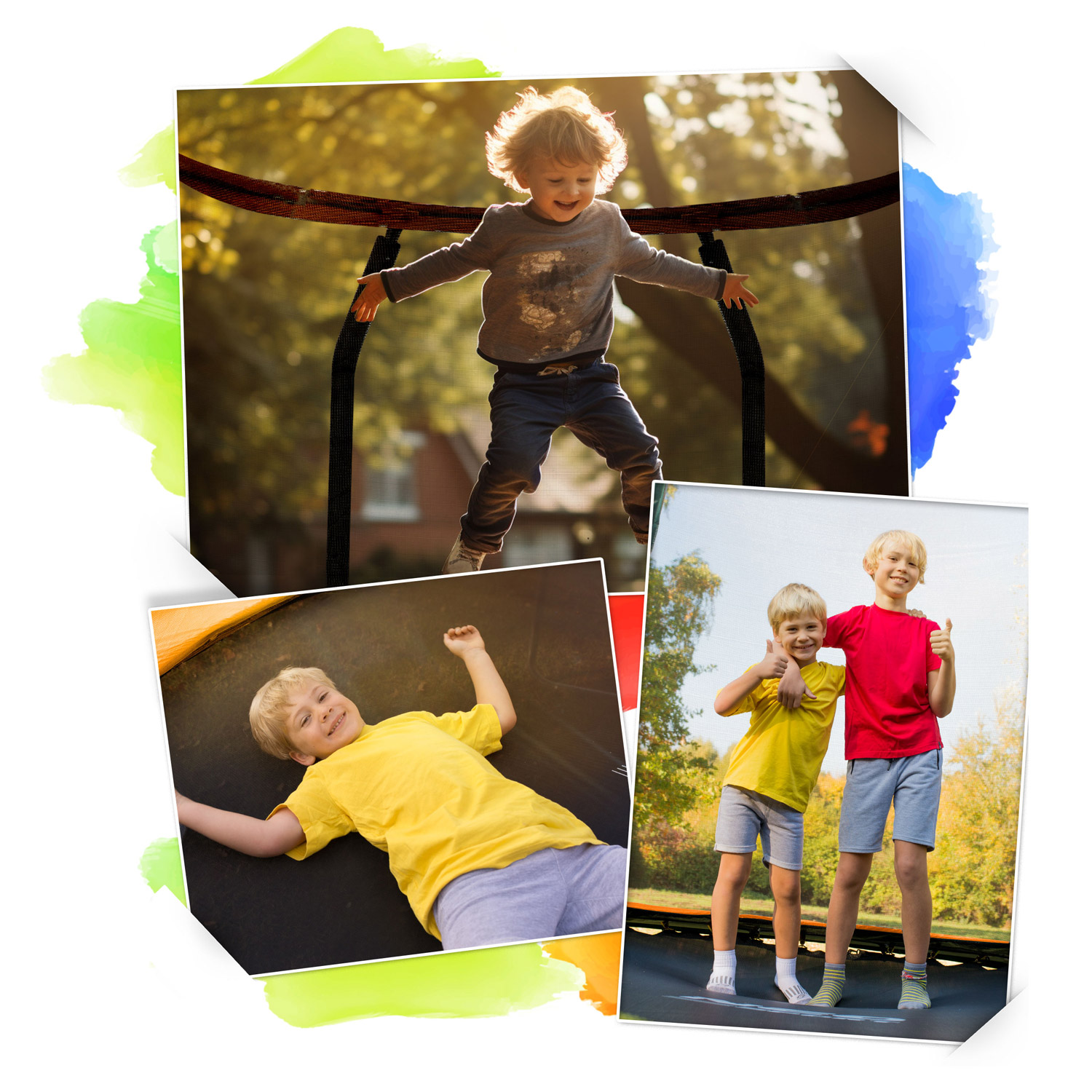 Detská záhradná trampolína 152 cm 5 ft Neo-Sport – Obrázok 9
