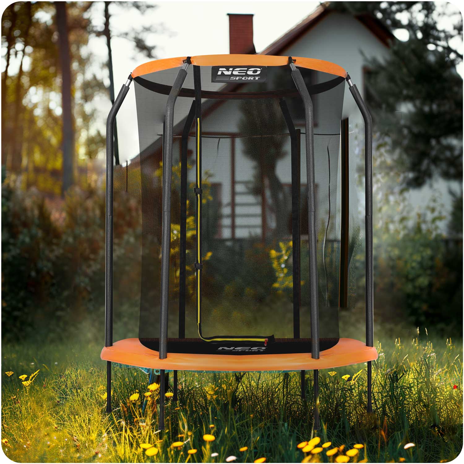 Detská záhradná trampolína 152 cm 5 ft Neo-Sport – Obrázok 5