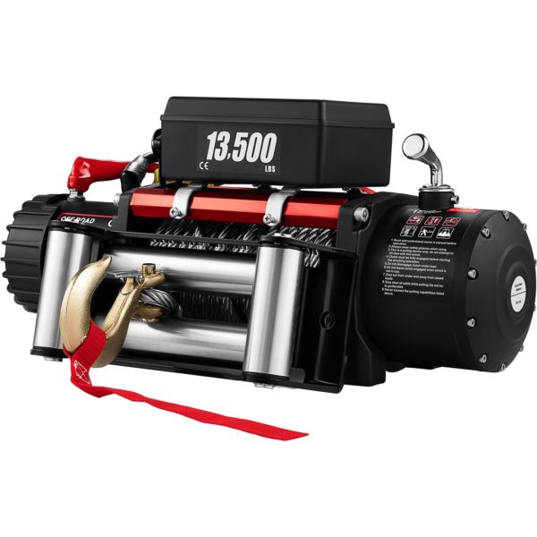 Elektrický Navijak 12V 6t 28m S Kovovým Lanom – Obrázok 5