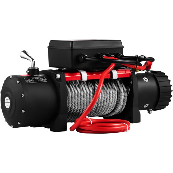 Elektrický Navijak 12V 6t 28m S Kovovým Lanom – Obrázok 7