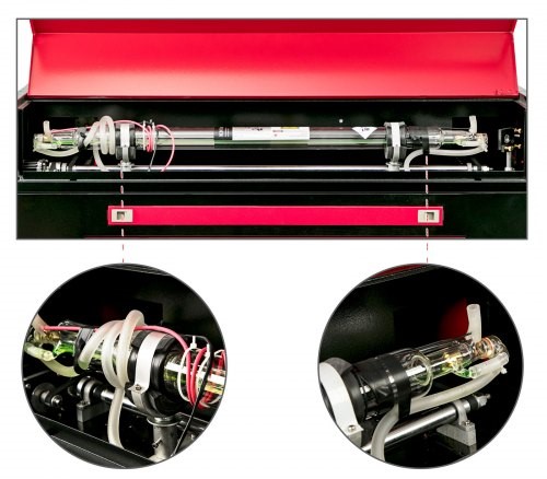 Laserový Gravírovací Stroj S Farebným Displejom 700*500 Mm 60 W CO2 Laserová Trubica S CE FDA – Obrázok 3