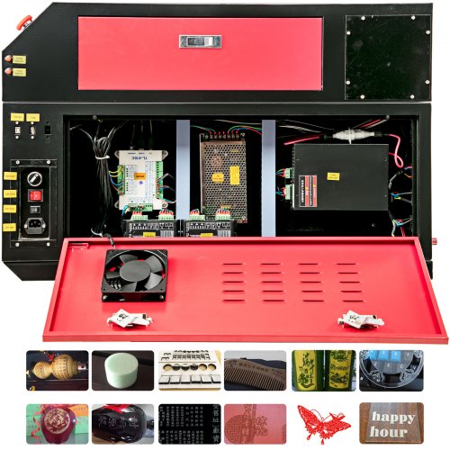 Laserový Gravírovací Stroj S Farebným Displejom 700*500 Mm 60 W CO2 Laserová Trubica S CE FDA – Obrázok 8
