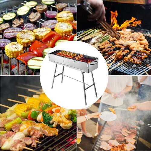 Vonkajší Nerezový Grill Na Drevené Uhlie – Obrázok 3