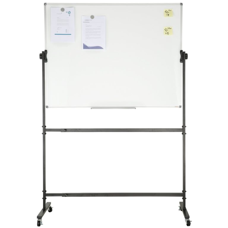 Prenosná Biela Tabuľa 187×130 Cm Biela – Obrázok 3