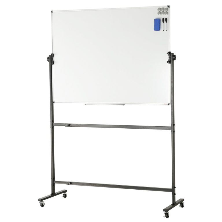 Prenosná Biela Tabuľa 187×130 Cm Biela – Obrázok 4