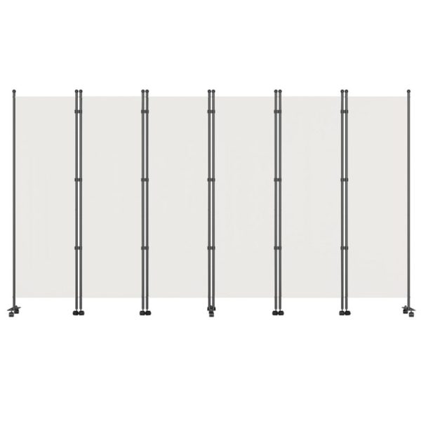 Oddeľovač Kancelárií, Skladací 6 Panelový (Biely) 3 X 1,8m – Obrázok 5