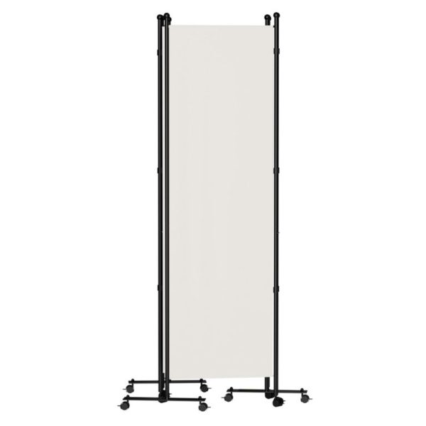Oddeľovač Kancelárií, Skladací 6 Panelový (Biely) 3 X 1,8m – Obrázok 4