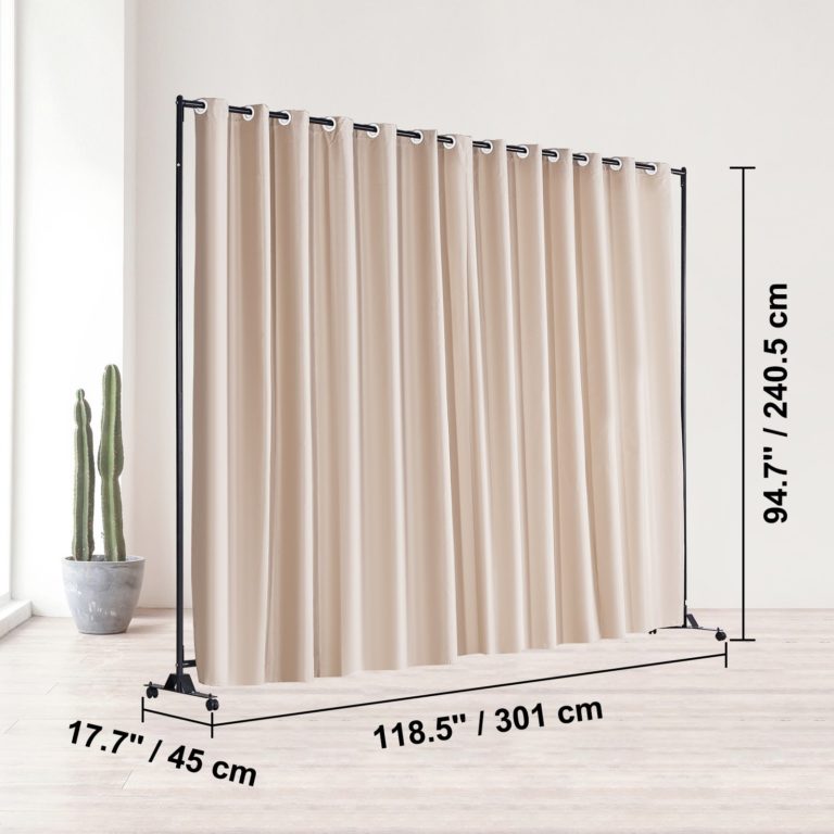 Oddeľovač Kancelárií, Rolovateľný (Béžový) 3 X 2,4 M – Obrázok 3