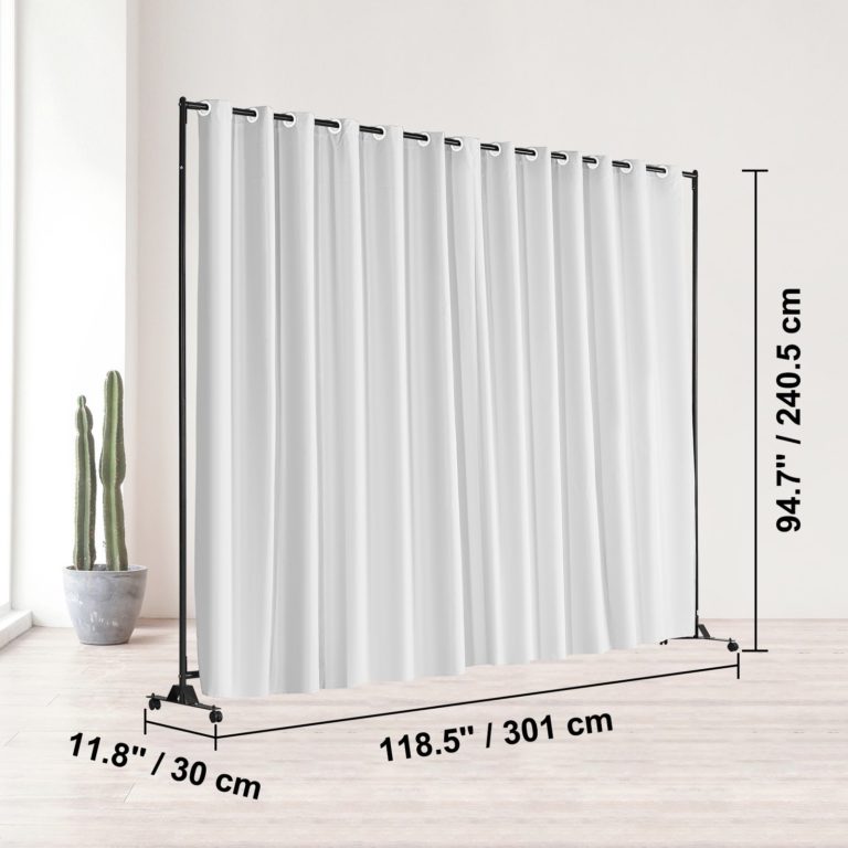 Oddeľovač Kancelárií, Rolovateľný (Sivý) 3 X 2,4 M – Obrázok 6
