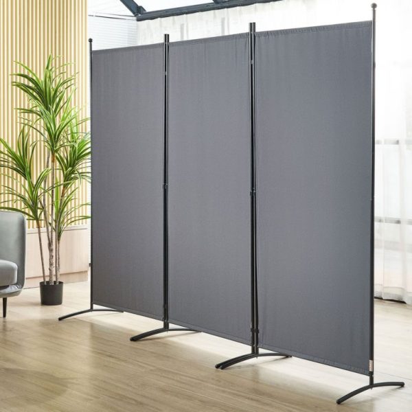 Oddeľovač Kancelárií, Skladací 3 Panelový (Čierny) 2,26 X 1,85m – Obrázok 6