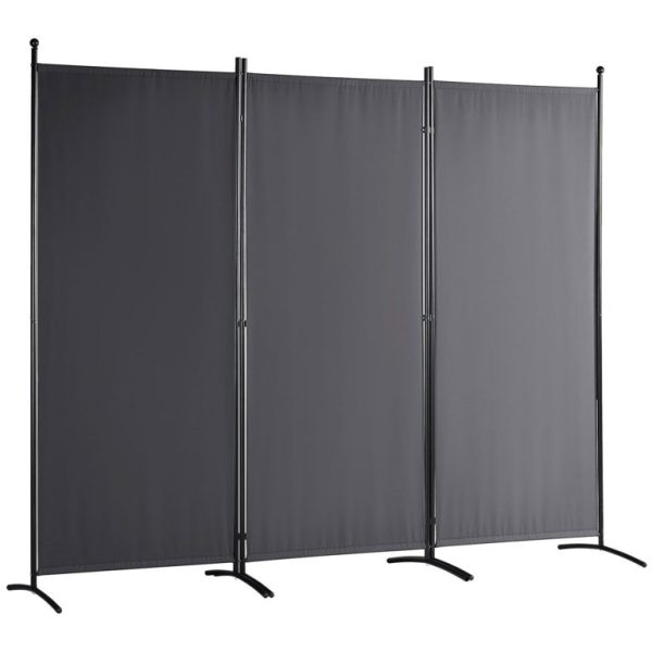 Oddeľovač Kancelárií, Skladací 3 Panelový (Čierny) 2,26 X 1,85m – Obrázok 4