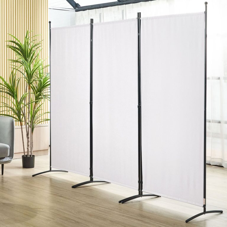 Oddeľovač Kancelárií, Skladací 3 Panelový (Biely) 2,26 X 1,85m – Obrázok 6