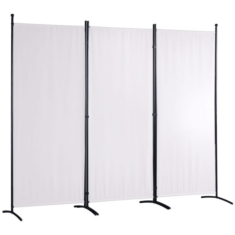 Oddeľovač Kancelárií, Skladací 3 Panelový (Biely) 2,26 X 1,85m – Obrázok 3