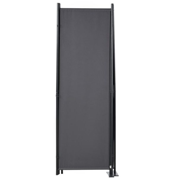 Oddeľovač Kancelárií, Skladací 4 Panelový (Tmavosivý) 2,24 X 1,7m – Obrázok 3