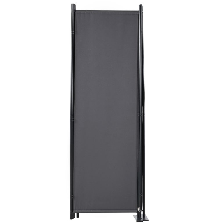Oddeľovač Kancelárií, Skladací 4 Panelový (Tmavosivý) 2,24 X 1,7m – Obrázok 3