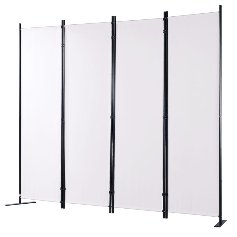 Oddeľovač Kancelárií, Skladací 4 Panelový (Biely) 2,24 X 1,7m – Obrázok 5