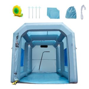 Nafukovací Stan Na Lakovanie S Ventilátorom (4×2,95×2,75m)
