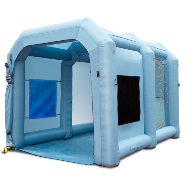 Nafukovací Stan Na Lakovanie S Ventilátorom (4×2,95×2,75m) – Obrázok 4