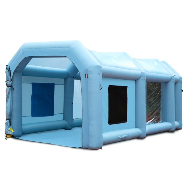 Nafukovací Stan Na Lakovanie S Dvoma Ventilátormi (6x3x2,5m) – Obrázok 4