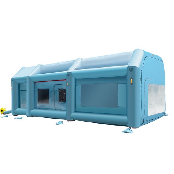 Nafukovací Stan Na Lakovanie S Dvoma Ventilátormi (8x4x3m) (950W, 330W) – Obrázok 5