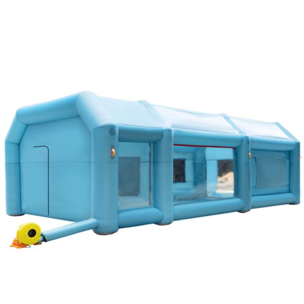 Nafukovací Stan Na Lakovanie S Dvoma Ventilátormi (8x4x3m) (950W, 330W) – Obrázok 6