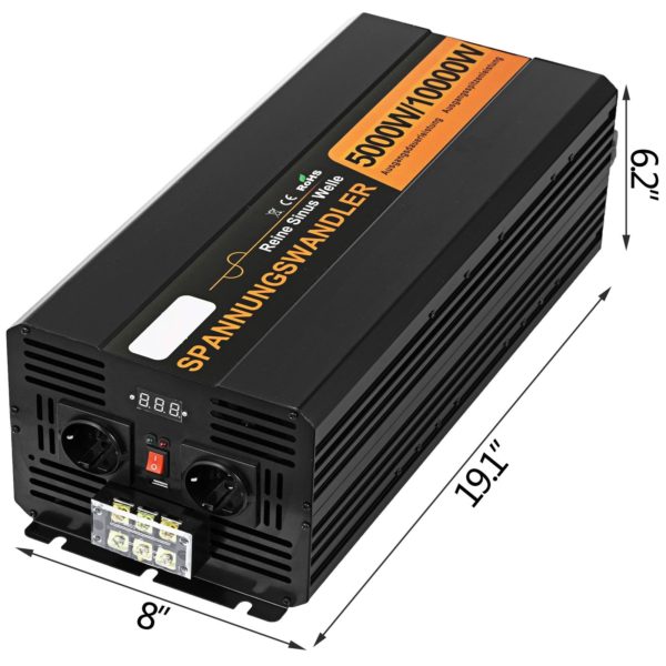 Sínusový Výkonový Invertorový Generátor 10000w – Obrázok 9