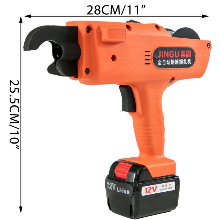 Ručný Elektrický 12V Stroj Na Viazanie Výstuží (6-25mm) – Obrázok 6