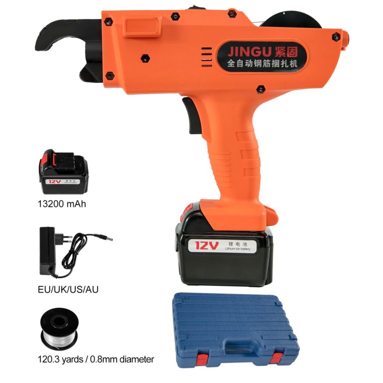 Ručný Elektrický 12V Stroj Na Viazanie Výstuží (8-34mm) – Obrázok 5