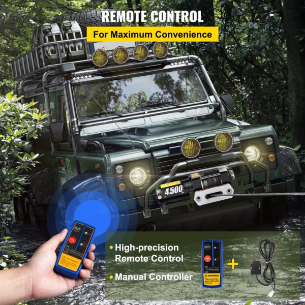 Elektrický Navijak 12V 2,1t – Obrázok 4