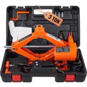 Elektrický Nožnicový Zdvihák 3t 12V Oranžový