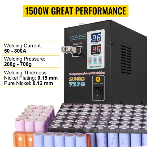 737g Pulzná Bodová Zváračka 220v 1,5kw Akumulátorová Zváračka – Obrázok 4